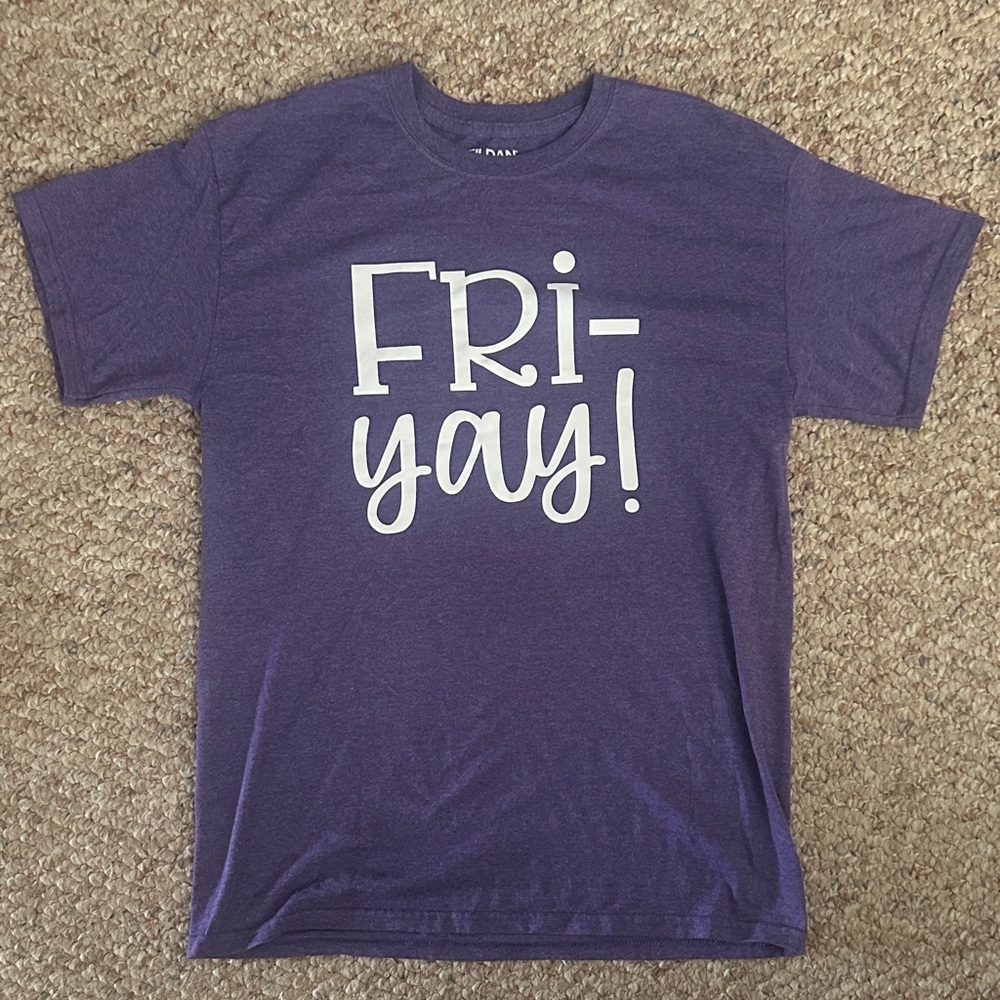 Gildan Purple 'Fri-yay!' Women’s T-Shirt